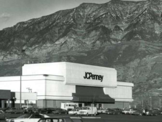 JC Penny in 1970 at University Place Orem Utah